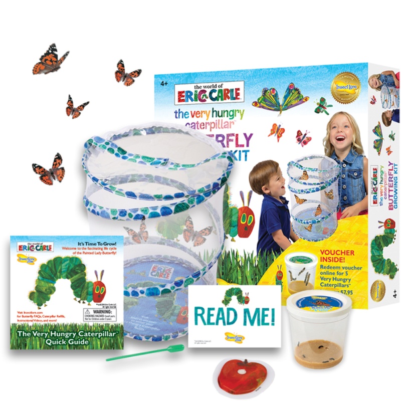 Insect Lore The Very Hungry Caterpillar Butterfly Growing Kit